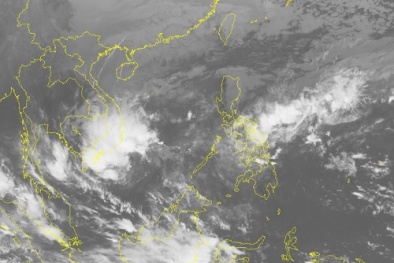 Tin mới nhất về vùng áp thấp trên biển Đông