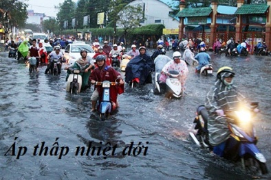Cập nhật tin mới nhất về áp thấp nhiệt đới và mưa lớn ở Nam Bộ