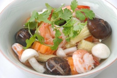 Canh bóng thả thanh mát cho bữa cơm đầu năm