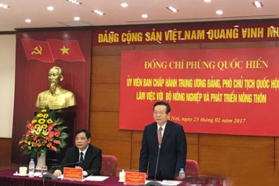 Phó Chủ tịch QH Phùng Quốc Hiển: Không chấp nhận dùng kháng sinh thiếu kiểm soát