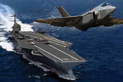 Choáng ngợp trước tàu sân bay USS Gerald R. Ford đắt và uy lực nhất hành tinh