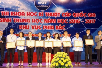 5 dự án đạt giải nhất cuộc thi Khoa học kỹ thuật khu vực phía Bắc