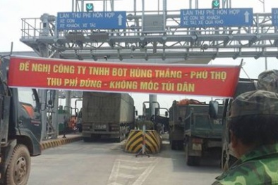 Nhà xe ở Phú Thọ phản ánh trạm thu phí BOT thu phí không đúng