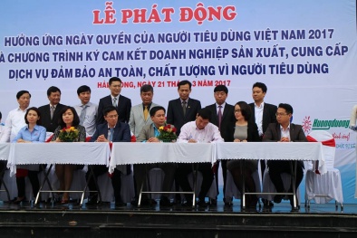 Nhiều doanh nghiệp lớn ký cam kết vì người tiêu dùng