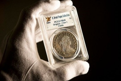 Đồng xu bạc Bust Silver Dollar của Mỹ giá gần hơn 74 tỷ có gì lạ?