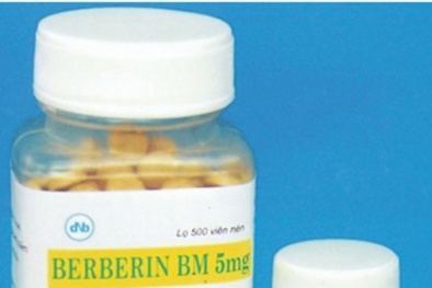 Đình chỉ lưu hành thuốc Berberin BM chữa tiêu chảy