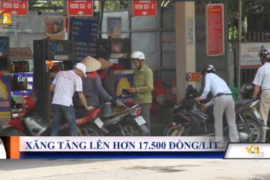 Giá xăng hôm nay: Xăng tăng giá lên hơn 17.500 đồng/lít