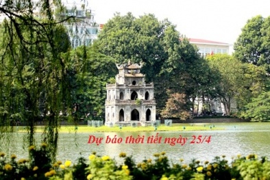 Tin tức dự báo thời tiết mới nhất hôm nay ngày 25/4/2017