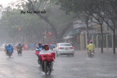 Dự báo thời tiết ngày 27/4: Không khí lạnh gây mưa rào ở Bắc Bộ