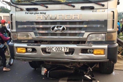 Tài xế xe tải đâm 2 anh em ruột ở Bắc Giang khai gì?