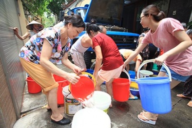 Hà Nội đối diện tình trạng thiếu nước sạch trong mùa hè