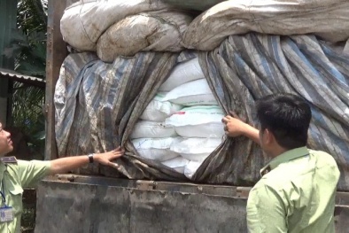 Phủ rác lên hơn 100 tấn đường lậu, chuyển vào tp.HCM