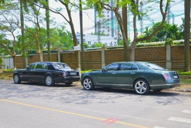 'Hút mắt' với bộ đôi xe siêu sang Rolls-Royce và Bentley của đại gia Hải Dương