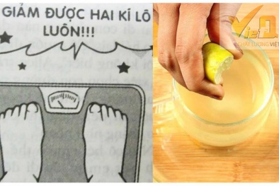 Uống ly nước này trong 1 tuần mỡ bụng tan chảy, cân nặng giảm không phanh