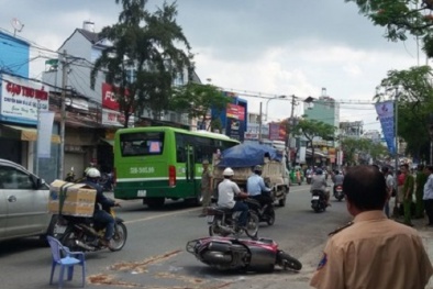 Tai nạn giao thông ngày 29/5: Đi khám bệnh về, 2 vợ chồng bị xe ben tông thương vong