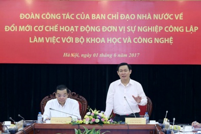 Phó Thủ tướng Vương Đình Huệ: Đổi mới, nâng cao năng lực thực sự của tổ chức KH&CN công lập