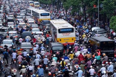 TP Hà Nội: Cấm xe máy trong nội thành từ năm 2030