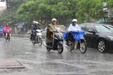 Bắc Bộ và Trung Bộ tiếp tục có mưa lớn trên diện rộng