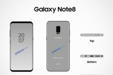 Samsung Galaxy Note 8 sẽ ra mắt cuối tháng 8, trước cả iPhone 8