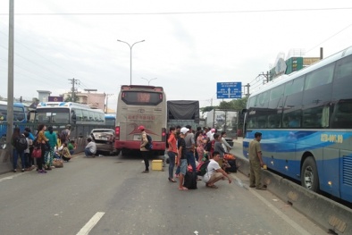 Tin mới nhất vụ tai nạn giao thông liên hoàn trên quốc lộ 1