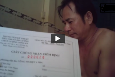Thâm nhập lò tân trang công tơ điện, làm giả giấy kiểm định