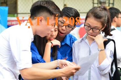Đáp án môn Vật lý mã đề 208 THPT Quốc gia 2017 chuẩn nhất
