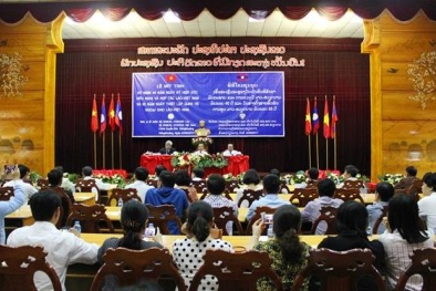 Mít tinh chào mừng 'Năm Đoàn kết Hữu nghị Việt Nam - Lào 2017'