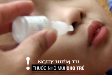 Thuốc nhỏ mũi dùng không đúng cũng có thể gây tăng huyết áp và những tác dụng phụ đáng sợ