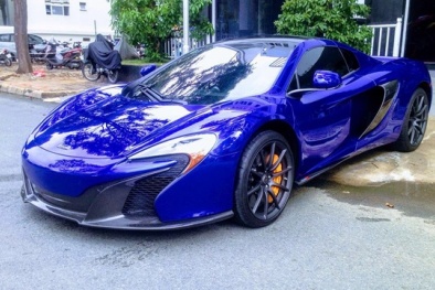 Ngắm chiếc McLaren 650S Spider độc nhất, vừa xuất hiện tại nhà Cường đô la
