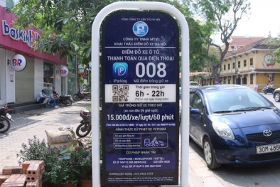 Hà Nội: Ứng dụng đỗ xe thông minh nhận được nhiều hiệu quả tích cực