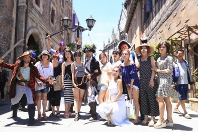 Những chàng lính ngự lâm 'thách đấu' tại Sun World Ba Na Hills