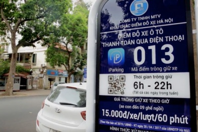 Hà Nội: Thêm 4 quận nội thành được áp dụng công nghệ trông giữ xe thông minh