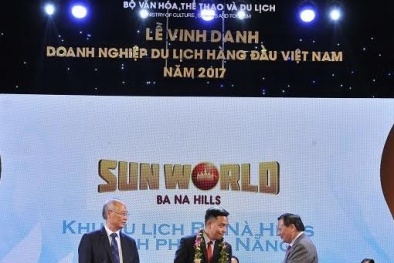 Sun World Ba Na Hills ba lần liên tiếp nhận danh hiệu Khu du lịch hàng đầu Việt Nam'