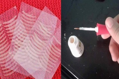 Nguy cơ hỏng mắt vì keo dán và miếng dán kích mí rởm