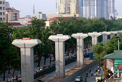 Dự án đường sắt Hà Đông - Cát Linh trễ hẹn nhiều năm