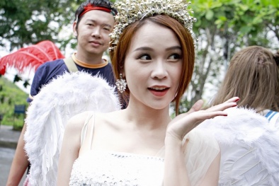Chùm ảnh: Hot girl - diễn viên Sam ‘quậy tưng’ trên sóng truyền hình
