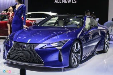 Cận cảnh xe hạng sang giá 'khủng' Lexus LC 500h đầu tiên xuất hiện tại Việt Nam
