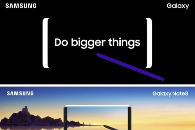 Rò rỉ vẻ đẹp long lanh của Galaxy Note 8 trong teaser chính thức