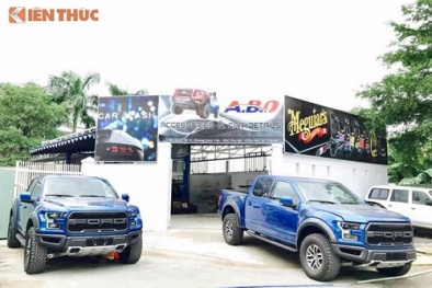Bộ đôi siêu bán tải Ford F-150 Raptor 2017 có giá 9 tỷ đồng chính thức cập bến Việt Nam
