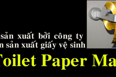 Video: Cuộn giấy bằng vàng giá ngất ngưởng 33,5 tỷ đồng
