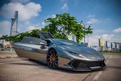 ‘Mãn nhãn’ với siêu xe Lamborghini Huracan 'trưng diện' nhất Việt Nam