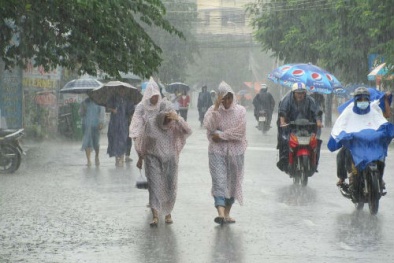 Bắc Bộ chuẩn bị đón mưa lớn, chấm dứt đợt nắng nóng kéo dài