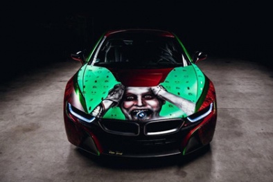 BMW i8 ‘cực chất’ khi mang phong cách của kẻ nổi loạn Joker