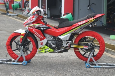Khi Honda Winner được giải phóng hết sức mạnh trên đường đua