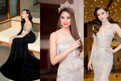 Diện đầm ánh kim lộng lẫy, Phạm Hương, Huyền My, Hoàng Thùy là những sao mặc đẹp nhất tuần