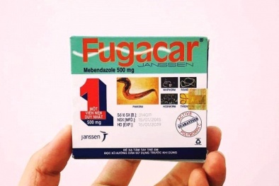 Thuốc tẩy giun Fugacar giả tái xuất tại TP. Hồ Chí Minh
