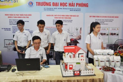 Techfest Hải Phòng 2017: Trình diễn nhiều sản phẩm, dự án khởi nghiệp