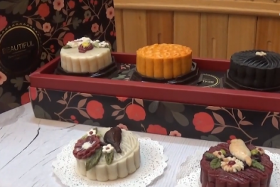 Ngắm bánh trung thu handmade ngộ nghĩnh đang được nhiều người 'truy lùng'
