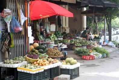 Thí điểm quản lý cửa hàng kinh doanh trái cây ở các quận của Hà Nội