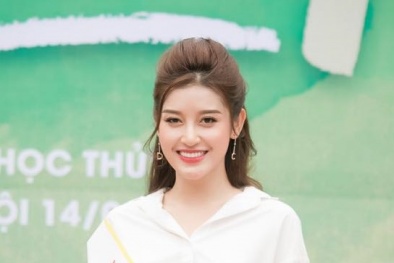 Cận kề Miss Grand 2017, Huyền My khoe thành tích luyện tập và khả năng nói tiếng Anh điêu luyện